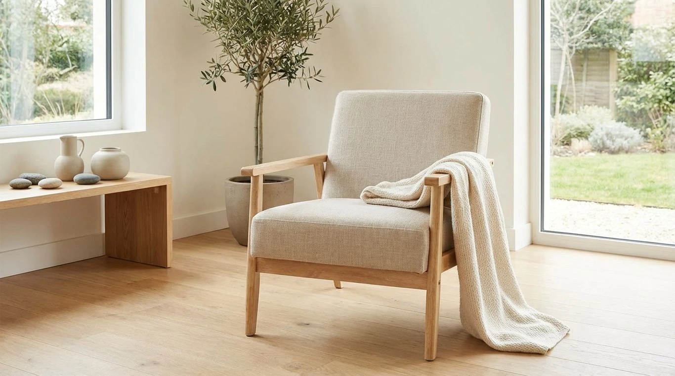 Fauteuil Lounge Bois