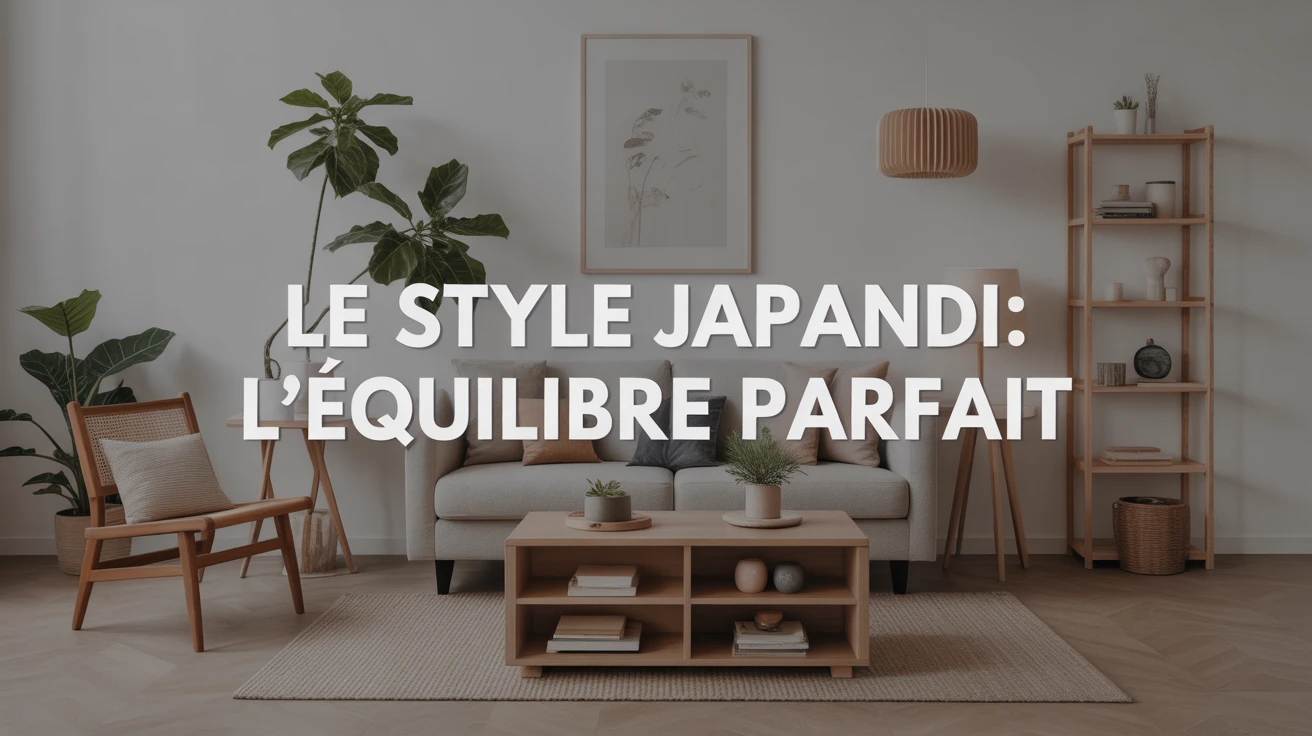 Intérieur style Japandi