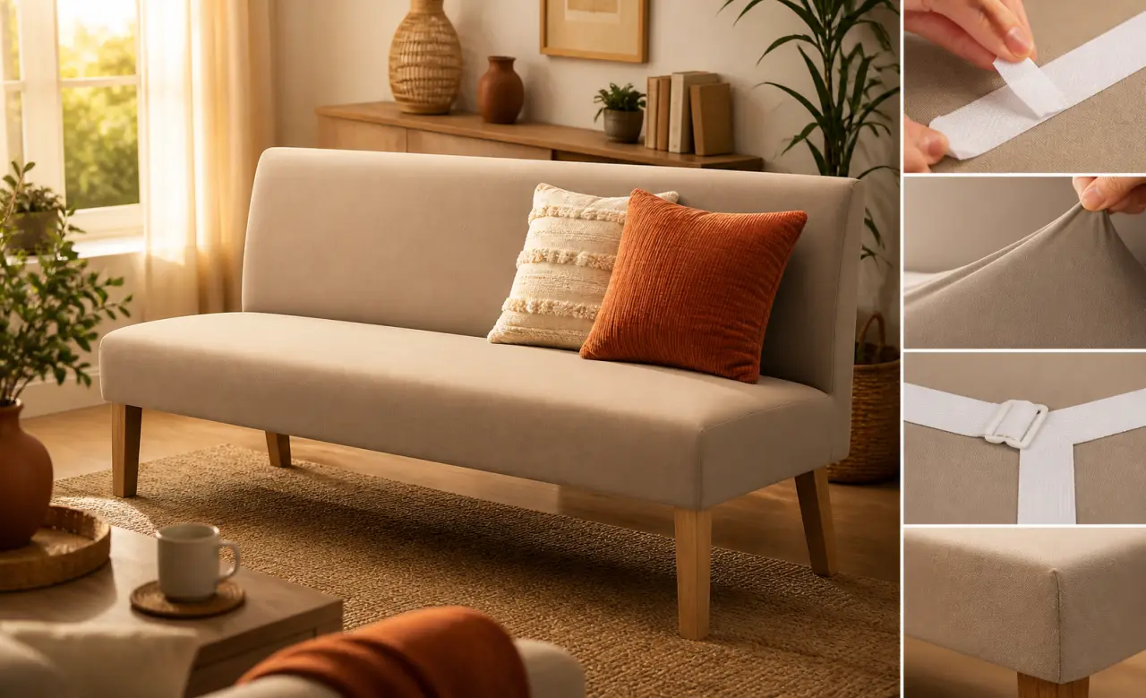 Quelle housse banquette choisir pour éviter plis, glissements et mauvais rendu ?